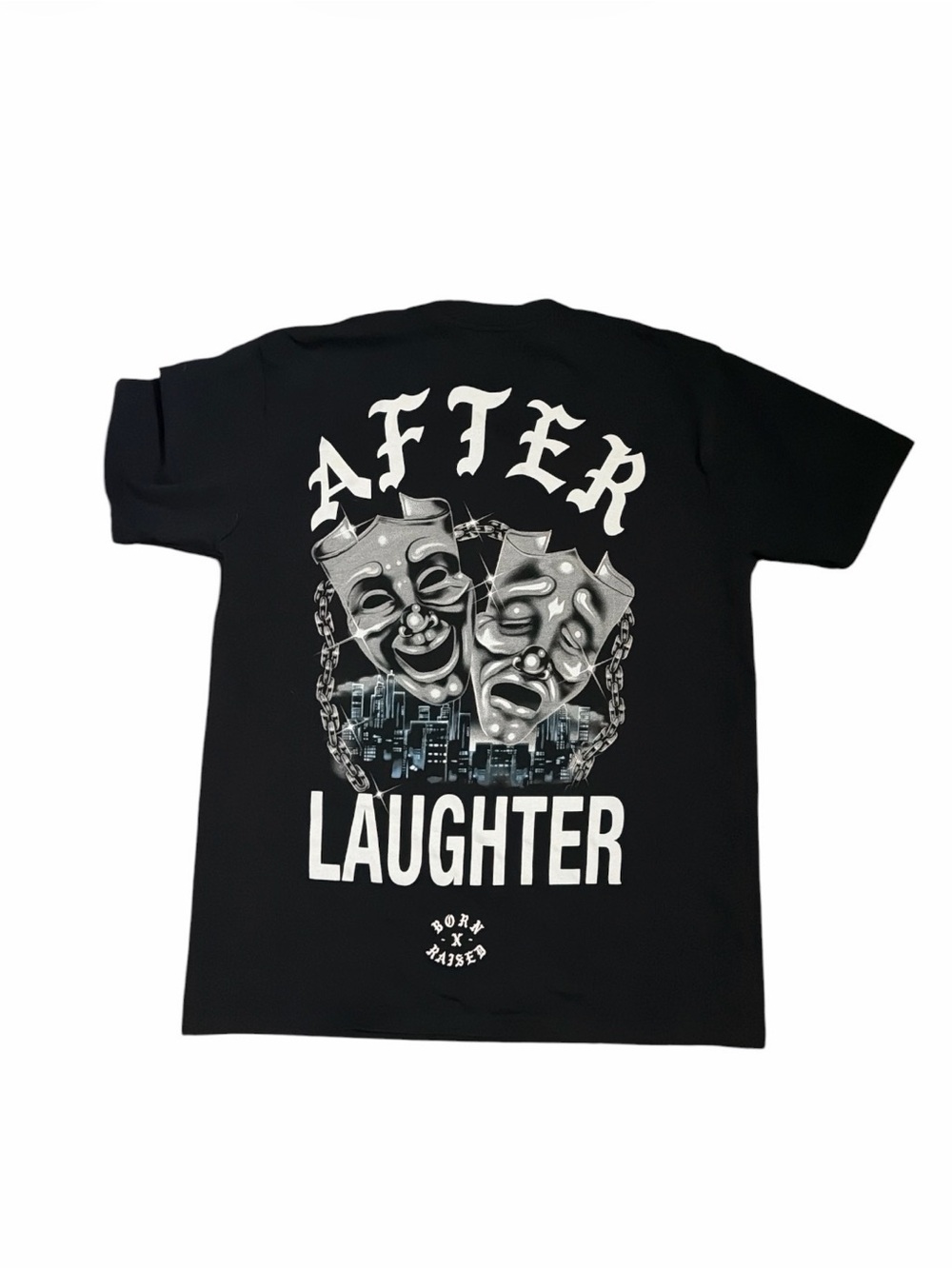 Born x Raised “After Laughter” Graphic T-Shirt Men’s Large Black